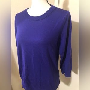 J Crew 3/4 sleeve sweater
